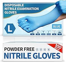 Medical Blue Nitrile Disposable Gloves