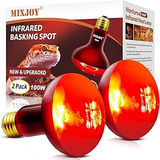 MIXJOY Reptile Infrared Heat Bulbs