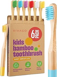 Bamboo Kids Toothbrush Set