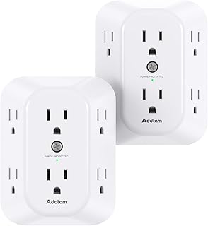 6-Port Surge Protector Outlet