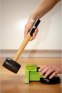 Heavy-Duty Floor Gap Fixing Tool - Enhanced Suction Cup & Non-Scratch Mallet for Laminate, Vinyl, Wood Floor Repairs - Durable, Compact, & Efficient Repair Kit