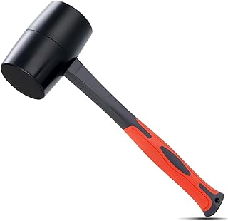 Rubber Mallet with Fiberglass Handle