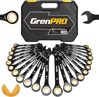 Ratcheting Wrenches Combination Set