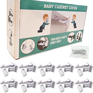 Invisible Baby Proofing Cabinet Locks