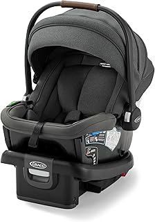 Graco Gomax Infant Car Seat, Ace, Lightweight, Reclining Rear Facing Car Seat Installs with or Without a Base