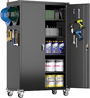 Lockable Garage Storage Cabinet