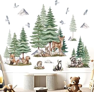 Woodland Animals Nursery Wall Stickers