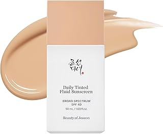 Beauty of Joseon Daily Tinted Fluid Sunscreen 12 Shades for Face Moisturizing Broad Spectrum SPF 40 Korean Skincare 50ml, 1.69 fl.oz #LN110