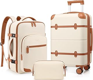 Mosslly 3-Piece Luggage Set