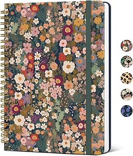 Taja Floral Spiral Journal