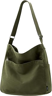KALIDI Canvas Hobo Bag