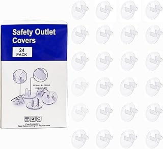 Clear Baby Safety Outlet Covers