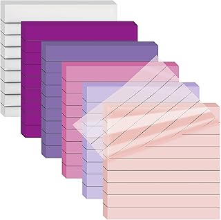 Transparent Lined Sticky Notes