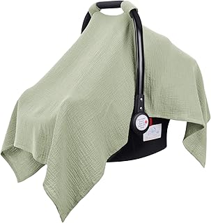 Metplus Muslin Baby Car Seat Cover