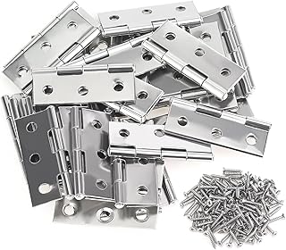 30-Piece Stainless Steel Hinges