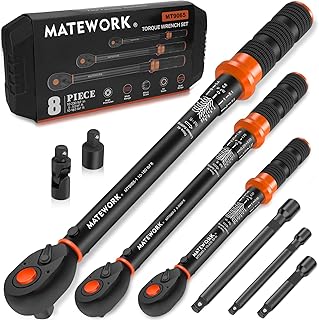 Upgraded 8PCS Torque Wrench Set