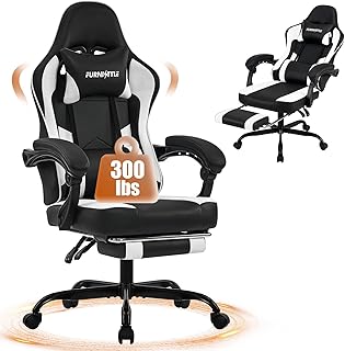 Reclining Gaming Chair with Footrest