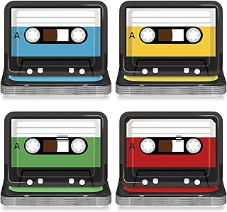 Retro Music Theme Party Plates