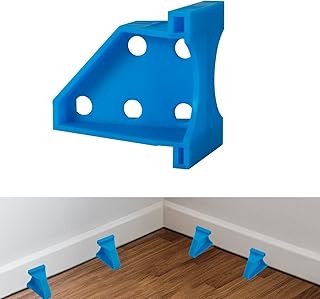Professional Flooring Spacers Set for Laminate, Vinyl Plank, Hardwood Floors - Precision 1/4" & 1/3" Gaps - Durable Reusable Floor Installation Tools - Easy to Use(20, Blue, 1/4&rdquo; & 1/3&rdquo;)