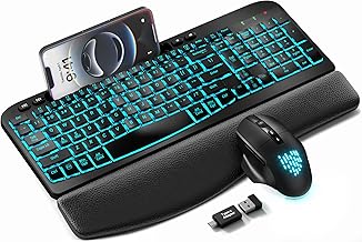 SABLUTE Ergonomic Wireless Keyboard & Mouse