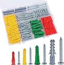 208pc Drywall Anchor & Screw Kit
