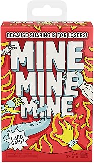 Spin Master Games, Mine Mine Mine The Card Game: A Fast-Paced Card Collecting Battle, Fun Activity for Family Game Night, 3-8 Players, Stocking Stuffer Gift Ideas for Ages 7 & Up