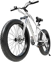 26 Inch Mountain Bike, Aluminum Frame, 21-Speed Dual Disc Brake Bicycle with Lock-Out Suspension Fork, Nomal Wheels Bicycles for Men and Women