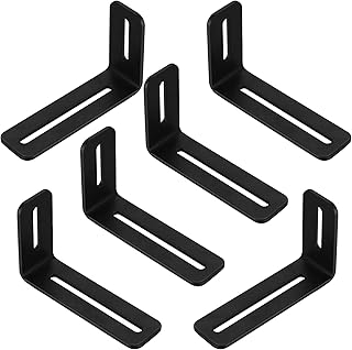 Adjustable Black L Shaped Brackets