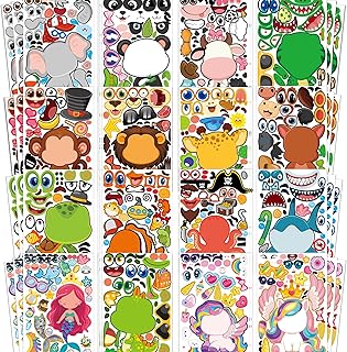 Animal Face Sticker Sheets
