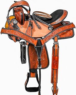 Leather Western Saddle Set