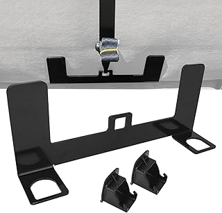 Child Seat Anchor ISOFIX Bracket Universal Car Child Seat Latch Restraint Anchor Mounting Kit Steel Latch Interface Mount for ISOFIX Belt Connector Fit Most Off-Road Vehicles