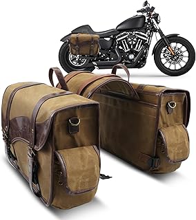 NICECNC Vintage Motorcycle Saddlebags