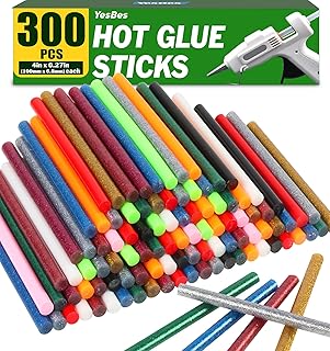 300 Colored Mini Hot Glue Sticks
