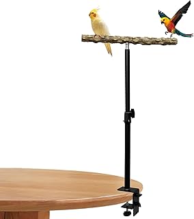 Adjustable Pepper Wood Bird Perch