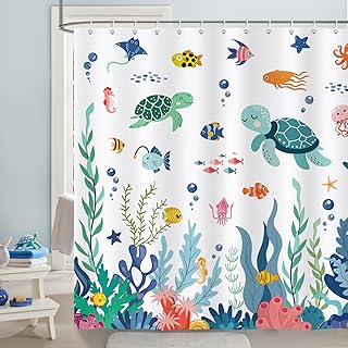 Bonhause Kids Ocean Shower Curtain