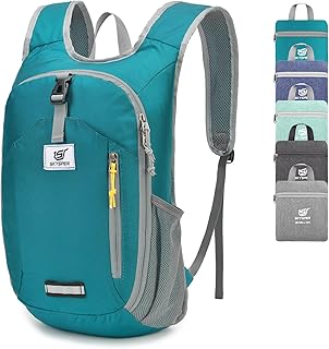 SKYSPER Small Hiking Backpack 10L Foldable Daypack Packable Lightweight Hiking Daypack Travel Day Pack for Women Men