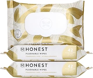 Honest Flushable Sensitive Skin Wipes
