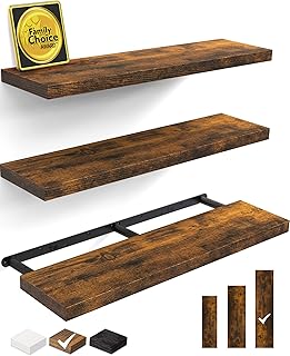 BAYKA Rustic Floating Shelves