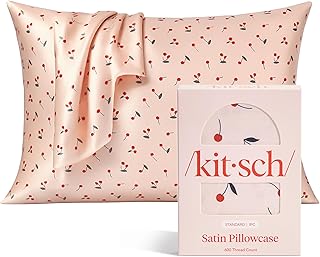 Kitsch Satin Cherry Pillowcase