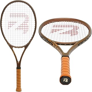 BatZoom Tennis Racket for Beginners & Adults - Lightweight Graphite Racquet with Comfortable Grip | Shock Reduction Technology | Includes Carrying Bag(Color Options)