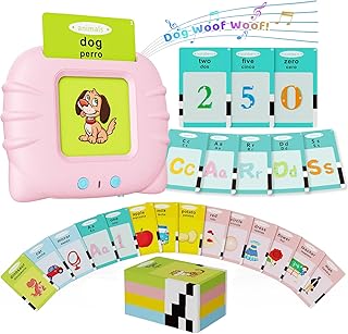 Toddler Toys Bilingual English and Spanish Talking Flash Cards for 1 2 3 4 5 6 Year Old Boys and Girls, Autism Sensory Toys for Autistic Children, Learning Educational Speech 250 Sight Words
