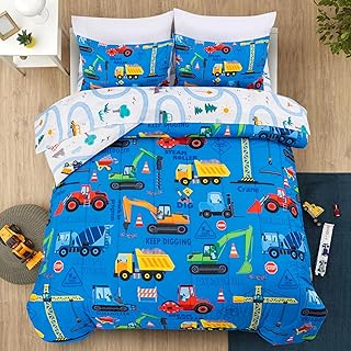 Holawakaka Boys Excavator Bedding Set