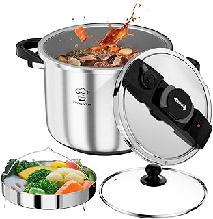 Stainless Steel Pressure Cooker 6.3Qt