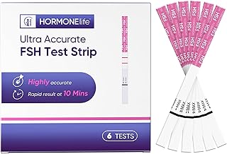 6Pack FSH Test Strip for Women Menopause Test Strips at Home Ovarian Reserve & Hormone Balance Test