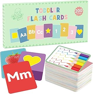 Toddler's Alphabet and Number Flashcards