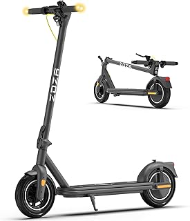 Electric Scooter, 500W Motor & 20MPH, 10" Solid Tires, 25.6 Miles Max Range, Escooter for Adults, Foldable Lightweight E Scooter with Turn Signals & Cruise Control