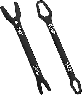 QWORK Universal Wrench Set - Multi-functional SAE & Metric, 38 Sizes in 2 Pieces