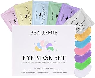Under Eye Patches with Collagen and Hyaluronic Acid Eye Mask for Wrinkle,Dark Circles,Face Mask Skin Care Products 24 Pairs