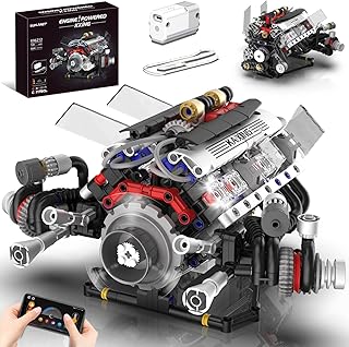Motorized V8 Engine Building Kit
