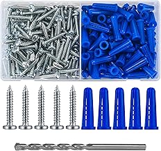 Concrete Wall Anchor and Screw Set